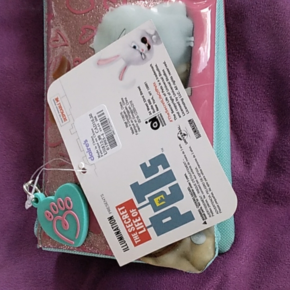 NWTS THE SECRET LIFE OF PETS 3 Compartment zippered bag case pencils crayons T2 - Picture 9 of 9